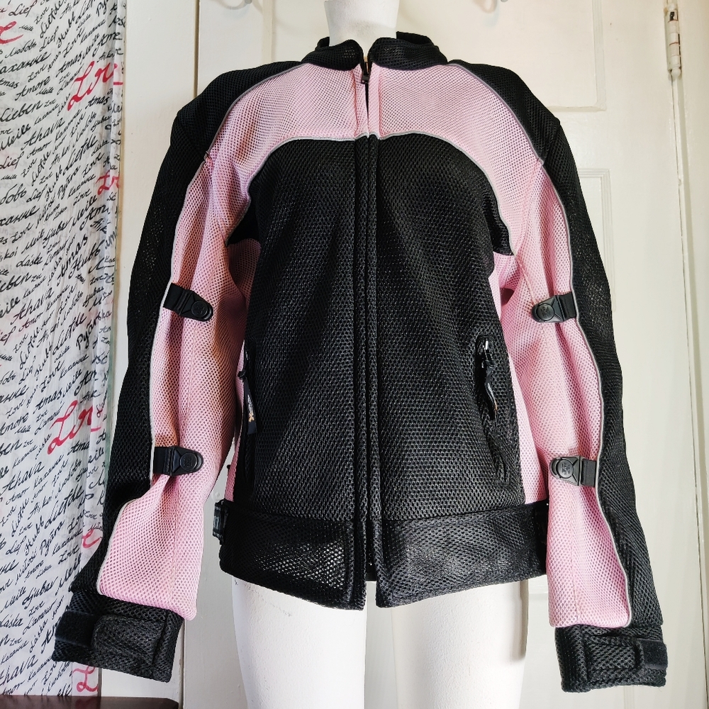 Xelement Motorcycle Jacket w/ Armor Pink Mesh XXL